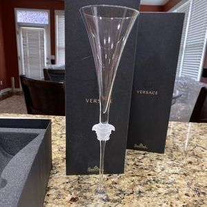 Versace Rosenthal Lumiere Champagne Flutes